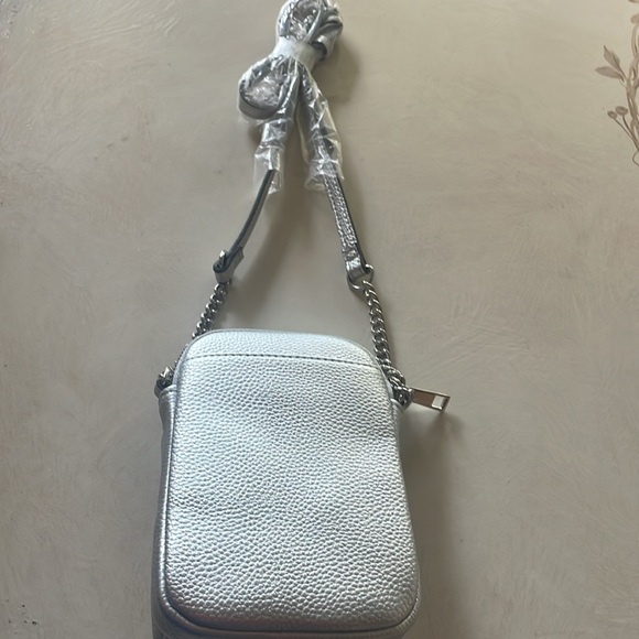 Nanette Lepore silver crossbody NWOT. - Picture 4 of 10